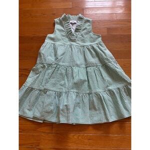 Crown & Ivy Dress Kids Girls‎ Size Medium Striped Tiered Sundress Lined Casual